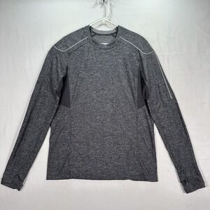 Lululemon Metal Vent Tech Shirt Mens XL Gray Long Sleeve Running Athletic Gym